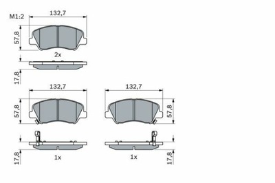 КОЛОДКИ ДИСКОВЫЕ ТОРМОЗНОЕ - КОМПЛЕКТ 0 986 494 563 фото