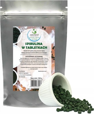 SPIRULINA 1KG /4000 TABLETEK ALGI/ODPORNOŚĆ