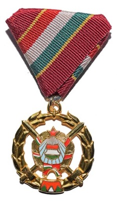 Medal Węgry Zasługi Wojskowej 1 Klasy złoty do 1990 Układ Warszawski