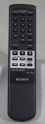 Sony RM-D420, Oryginalny Pilot, odtwarzacz cd