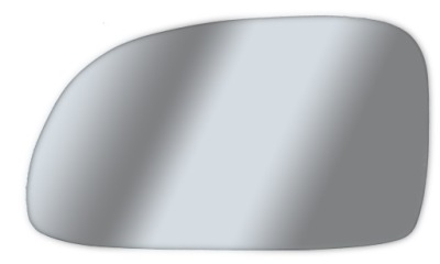 Вкладыш зеркало daewoo chevrolet tacuma rezzo плоское левая фото №1