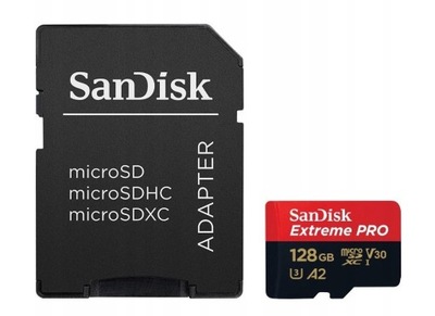 SanDisk Extreme PRO 128 GB microSDXC 200/90 mb/s