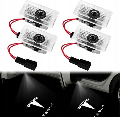 4X PROJEKTOR LOGO LED NA DRZWIACH SAMOCHODU OŚWIETLENIE DRZWI