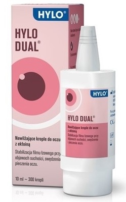 Hylo-Dual nawilżające krople do oczu z ektoiną 10 ml