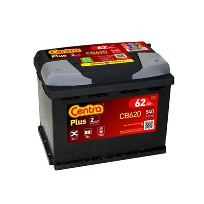 АКУМУЛЯТОР 62 AH CENTRA PLUS CB620