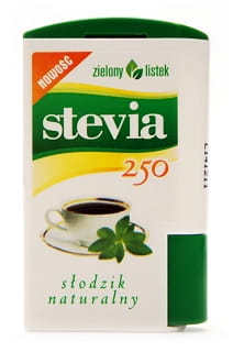 Zielony Listek Stevia Słodzik Stołowy 250 tabletek