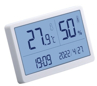 TERMOHIGROMETR WILGOTNOŚCIOMIERZ HIGROMETR TERMOMETR WILGOTNOŚĆ TEMPERATURA