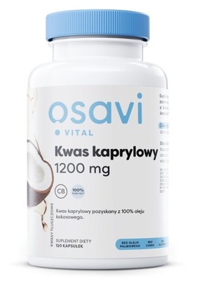 Osavi Kwas kaprylowy 1200 mg (120 kapsułek)