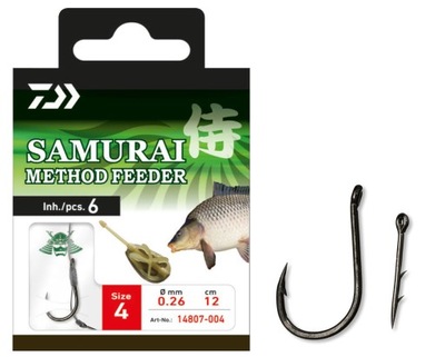 HAKI Z PRZYPONEM DAIWA SAMURAI METHOD FEEDER 6