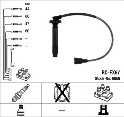 КАБЕЛЬ ZAP. 6856 NGK