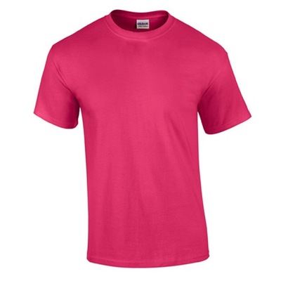 T-shirt Gildan Ultra Cotton Koszulka Męska Pink S Bawełniana