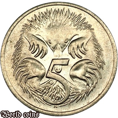 5 CENTS 1976 AUSTRALIA