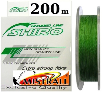 PLECIONKA SHIRO ZIELONA 0,13 mm - 9,60kg / 200m