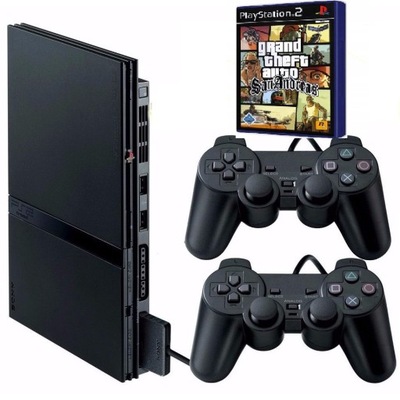 KONSOLA PLAYSTATION 2 PS2 ZESTAW KOMPLETNY