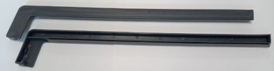 Zakończenie parapetu PVC 40cm RAL 7016 - Grafit