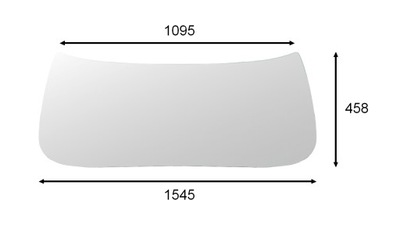 STIKLAS PRIEKINĖ BESPALVIS MERCEDES PAGODA W113 