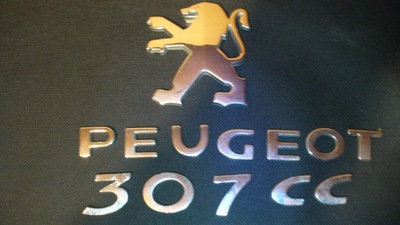 EMBLEMA INSIGNIA INSCRIPCIÓN PEUGEOT 307 CC  