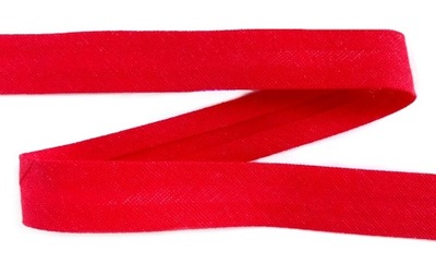 Lamówka bawełniana zaprasowana czerwona