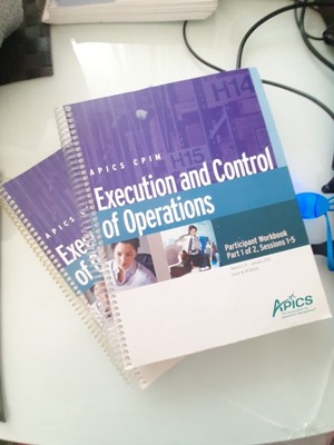 Execution and Control of operations APICS - Guide