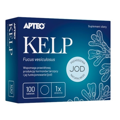 Kelp APTEO – zamiennik LUGOLA JOD naturalny 150 mg