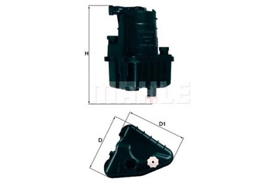 ФИЛЬТР ТОПЛИВА MAHLE 164000890R 7701061578 820044719