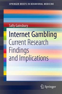 Internet Gambling - Gainsbury, Sally EBOOK
