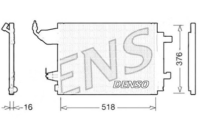 DENSO CONDENSADOR DE ACONDICIONADOR MITSUBISHI COLT CZC K  