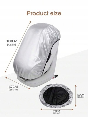 Shein POKROWIEC NA FOTELIK SAMOCHODOWY SC1 tei