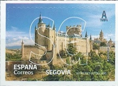 Hiszpania 2021 Znaczek ** zamek UNESCO Segowia