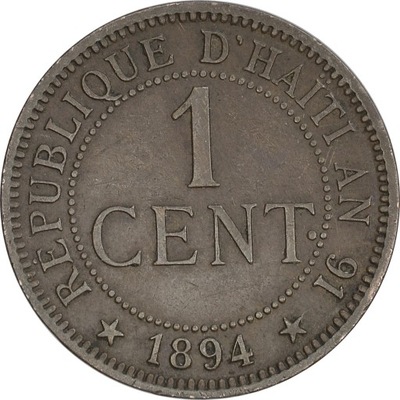 2.HAITI, 1 CENTIM 1894