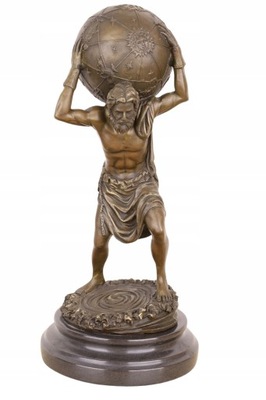 MITOLOGIA GRECKA - ATLAS FARNEZYJSKI brąz
