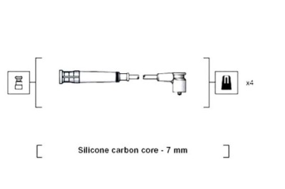 Дроти запалювання bmw magneti marelli фото №1