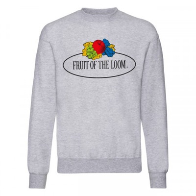 Bluza męska Vintage d.logo FruitLoom Heather GreyM