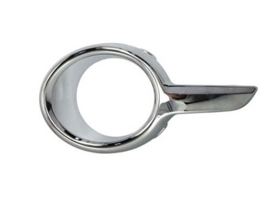 Рамка противотуманной фары перед peugeot 208 i левая хром фото №1