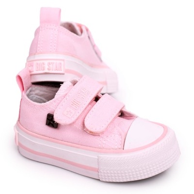 DZIECIĘCE TRAMPKI NA RZEPY BIG STAR RÓŻOWE 17