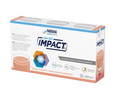 Nestle IMPACT ORAL smak tropikalny 3x 237 ml