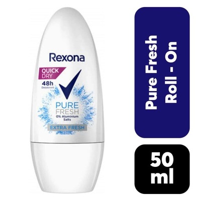 Rexona Deodorant Roll-on Pure fresh quick dry 50ml