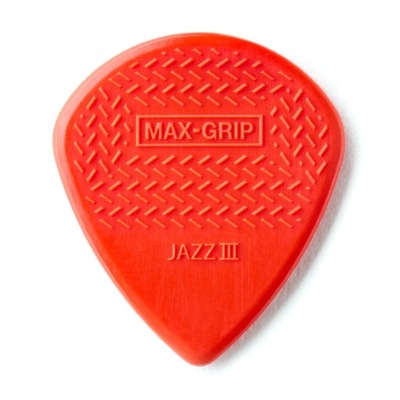 Kostka gitarowa DUNLOP MAX-GRIP JAZZ III NYLON