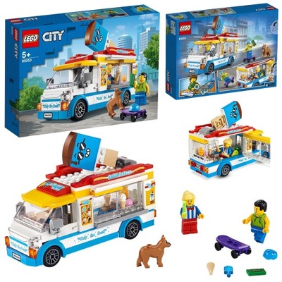 LEGO City 60253 Furgonetka z lodami i deskorolką Prezent