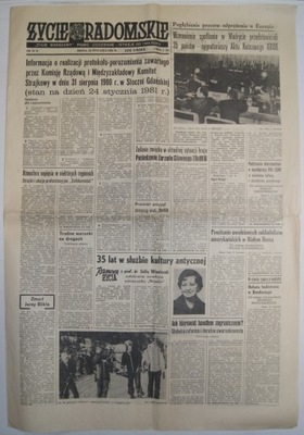 Życie radomskie Nr 22 Środa 28 stycznia 1981
