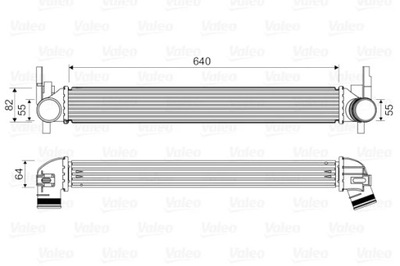 VALEO 818574 RADUADOR AIRE DE CARGA  