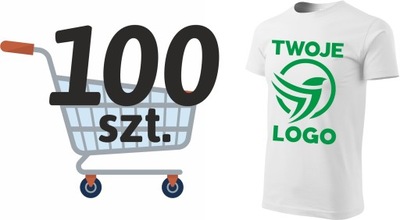 KOSZULKA ROBOCZA Z NADRUKIEM logo SITODRUK 100 szt