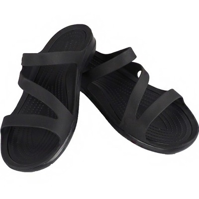 Klapki damskie Crocs Sandal Water CZARNE ROZ.36,5