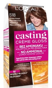 LOREAL CASTING CREME GLOSS 518 ORZECH. MOCHACCINO