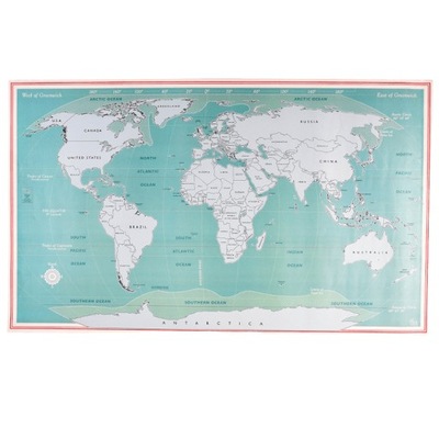 Zdrapka mapa świata amiątka podróże mapa do zdrapywania mapa zdrapka