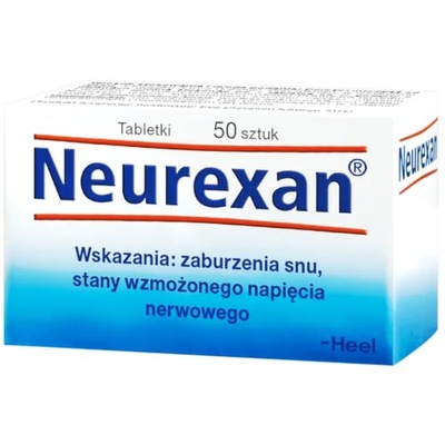 Heel Neurexan 50 tabl. LEK zaburzenia snu wzmożone napięcie nerwowe