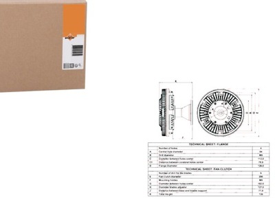 Вязкостная муфта сцепление вязкостная [nrf] фото №1