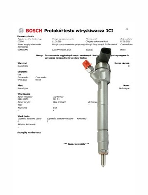 ФОРСУНКИ КОМПЛЕКТ BOSCH 0445110156 MERCEDES 2.7 3.2