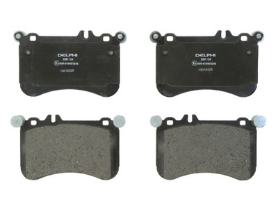 Delphi lp2291 набір гальмівних колодок гальмівних, гальма дискові фото №1