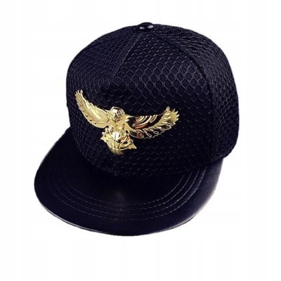 czapka czapeczka złoty orzeł z orłem